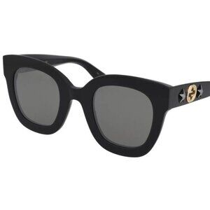 Gucci  Grey Butterfly Women's Sunglasses